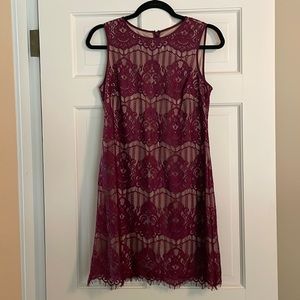 Adrianna Papell Lace overlay dress